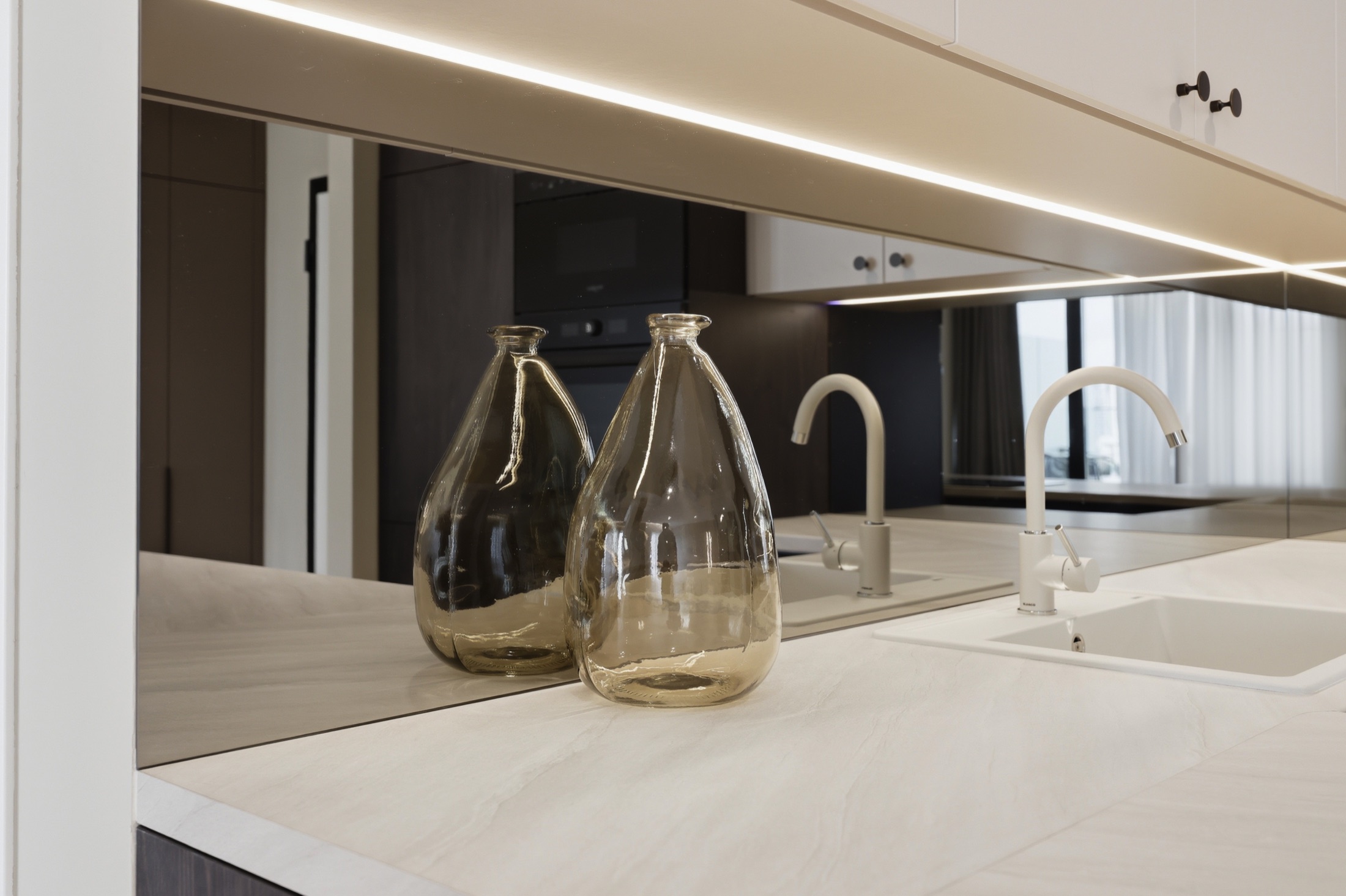 Kitchen worktop and styling detail